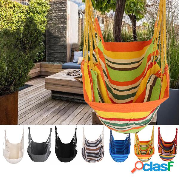 Deluxe Camping Portable Hammock Hanging Rope Chair Porch
