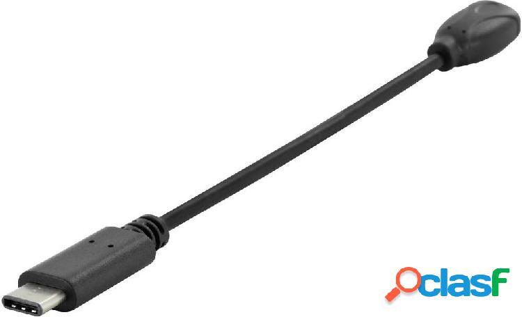 Digitus Cavo USB USB 2.0 Spina USB-C™, Presa USB-Micro-B