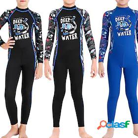 DiveSail Boys Girls UV Sun Protection UPF50 Breathable Rash