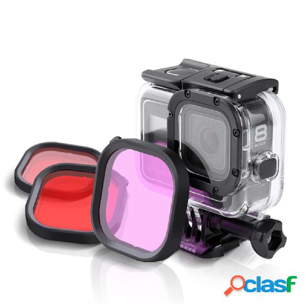 Diving Lens Filter Red / Pink / Purple For GoPro Hero 8 FPV