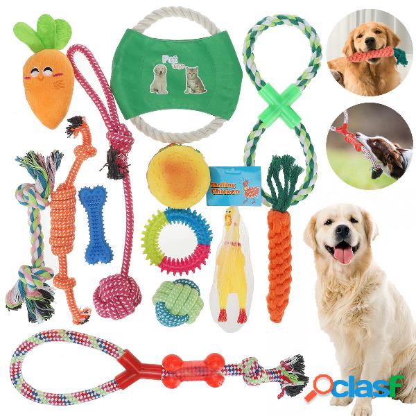 Dog Rope Toys Set 13/17 Pack Dog Chew Toys for Dog Teeth