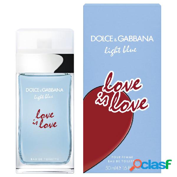 Dolce & gabbana light blue love is love eau de toilette 50