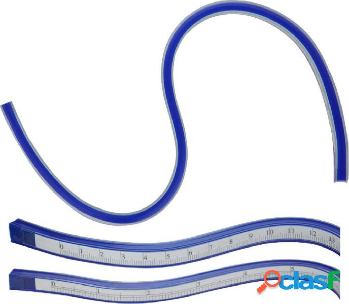Donau Elektronik MLK30 Righello per curve Plastica, Acciaio