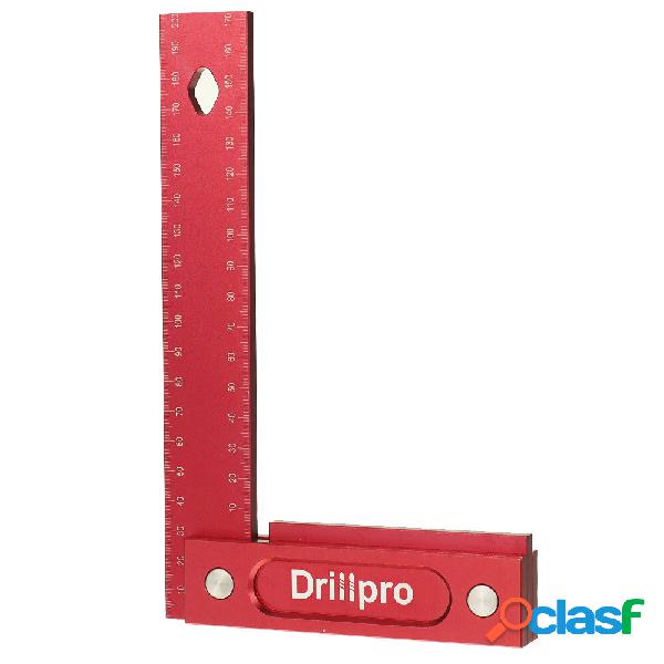 Drillpro 150/200mm Metric Precision Woodworking Square