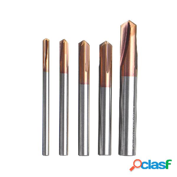 Drillpro 3 Flutes 120 Degree Carbide Chamfer Mill 2-8mm