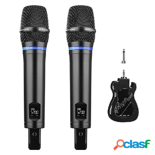 Dual Rechargeable Wireless Microphone Karaoke System ARCHEER