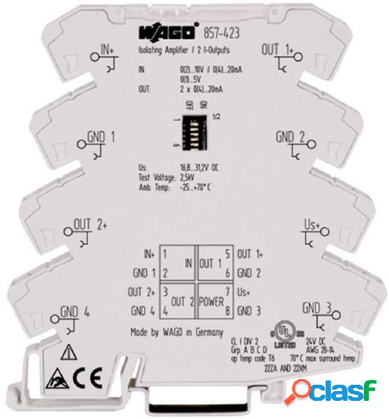 Duplicatore di segnale WAGO 857-423 1 pz.
