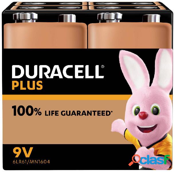 Duracell MN1604 Plus Batteria da 9 V Alcalina/manganese 9 V