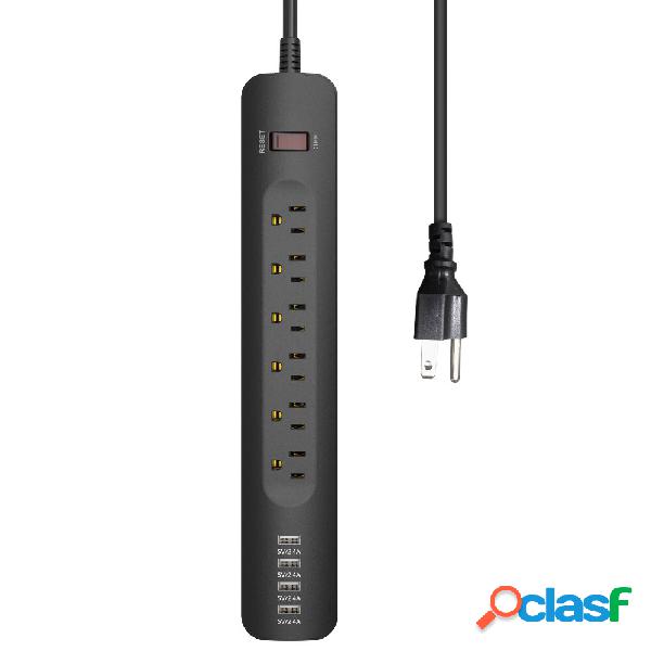 ELEGIANT Smart Charging Socket 6-Position 4 USB Charging