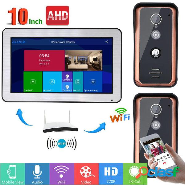 ENNIO Wired Wifi Video Door Phone Doorbell Intercom Entry