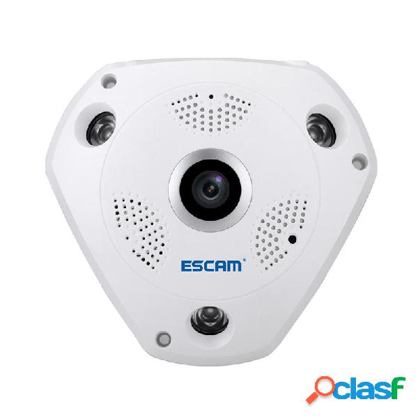 ESCAM Fisheye Camera Support VR QP180 Shark 960P IP WiFi