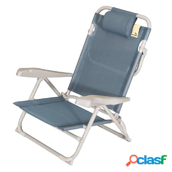Easy Camp Sedia da Spiaggia Pieghevole Breaker Blu Oceano