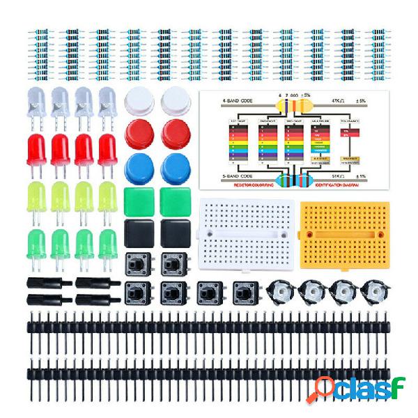 Electronics Components Basic Starter Kit for Arduino