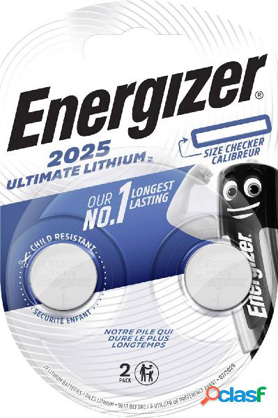 Energizer Ultimate 2025 Batteria a bottone CR 2025 Litio 170