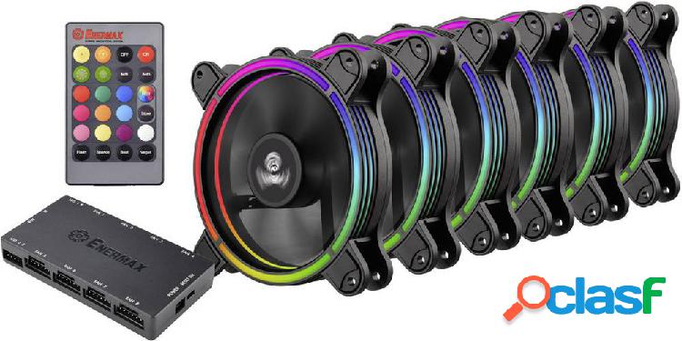 Enermax 6x Kit T.B. RGB Ventola per PC case Nero, RGB (L x A