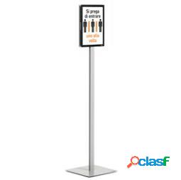 Espositore Info Stand Basic - da pavimento - A4 - Durable