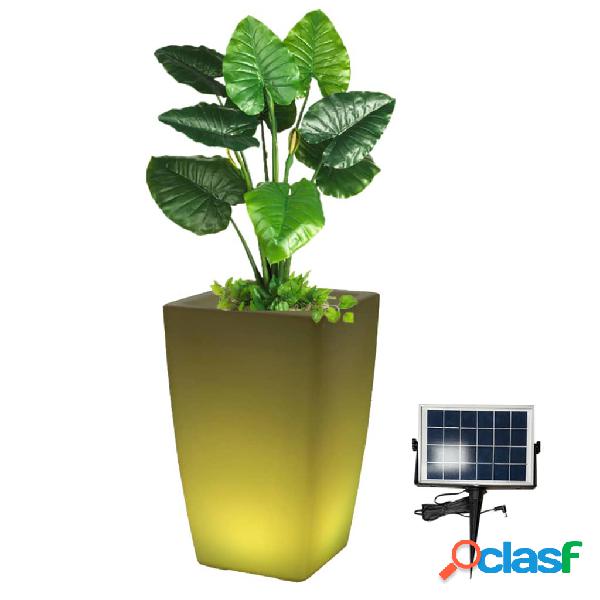 Eurotrail Lampada LED Ricaricabile/Vaso di Fiori Rotondo 50