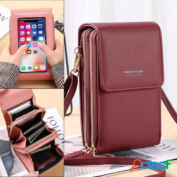 Fashion RFID Large Capacity with Multi-Card Slot Wallet PU
