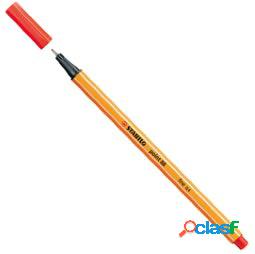 Fineliner Point 88 - tratto 0,4 mm - rosso chiaro 48 -