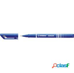 Fineliner Stabilo Sensor - tratto 0,3mm - blu - Stabilo