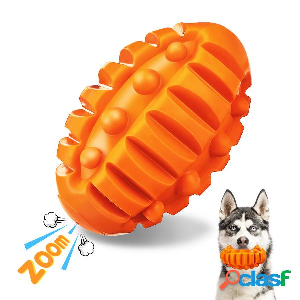 Focuspet 5"x 3" Large Interactive Dog Ball Toys, Real Beef