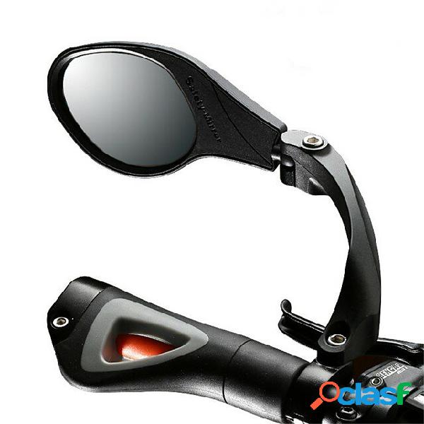 Folding Bicycle Rear View Mirror 360° Rotate Clear Wide
