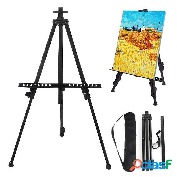 Folding Iron Easel Stand Tripod Adjustable Height