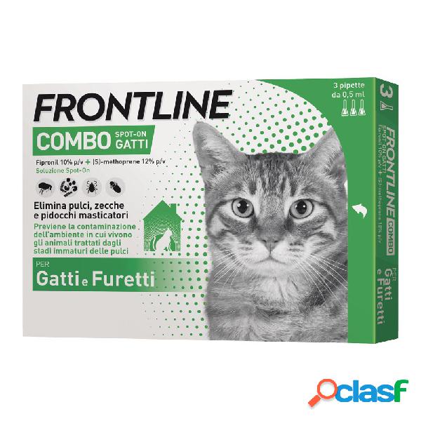 Frontline Combo Spot-On gatti e furetti 3 pipette