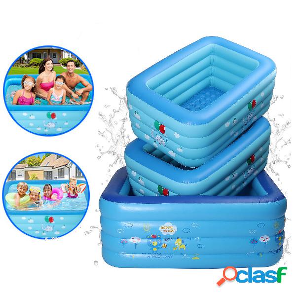 Full-Sized Family Inflatable Swimming Pool Thickened 4-Ring