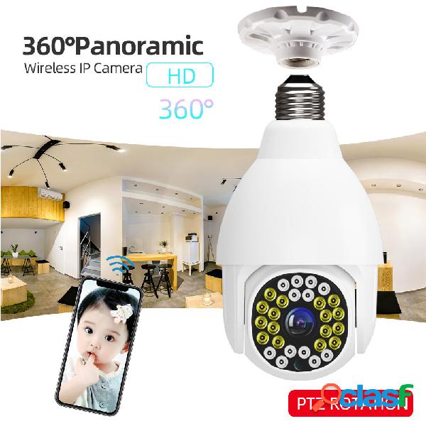 GUUDGO V380 WIFI E27 1080P Bulb Dome Camera PTZ Dual Light
