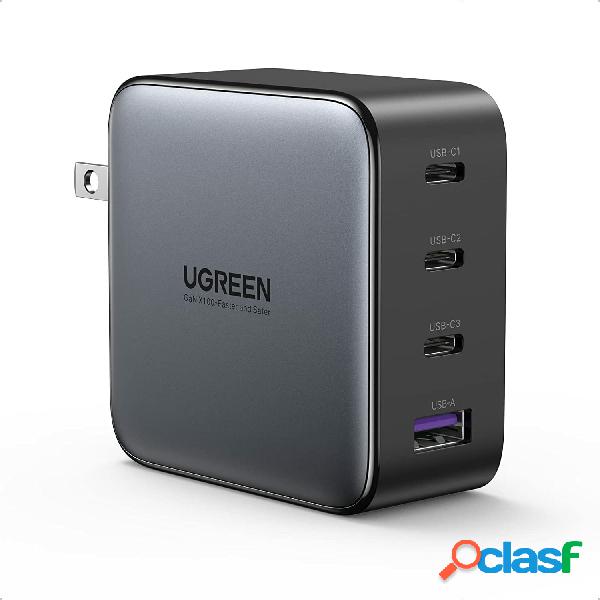 [GaN Tech] Ugreen 100W 4-Port USB PD GaN Wall Charger Dual