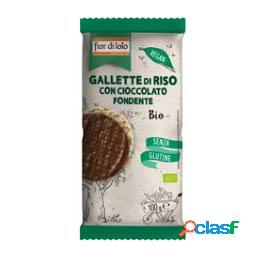 Gallette di riso - con cioccolato fondente - 100 gr - Fior