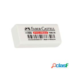 Gomma mini in vinile - bianca - per matita - Faber Castell