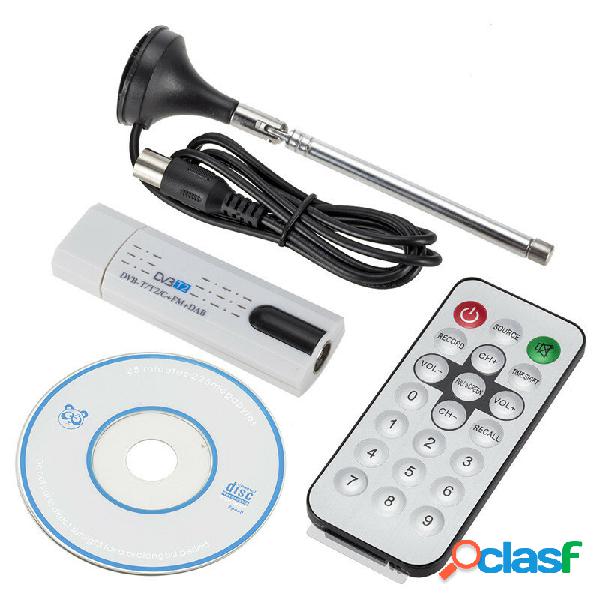 Grwibeou Digital Antenna USB 2.0 HD TV Tuner Receiver DVB-T2