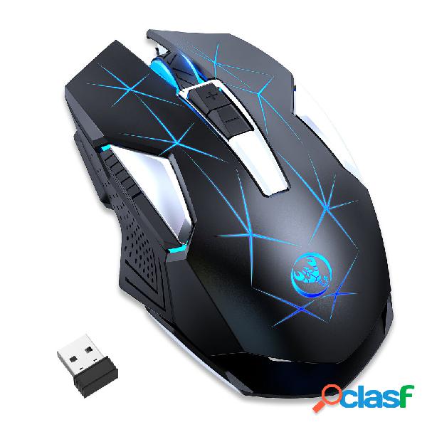 HXSJ T300 2.4G Wireless Gaming Mouse 7 Buttons Adjustable