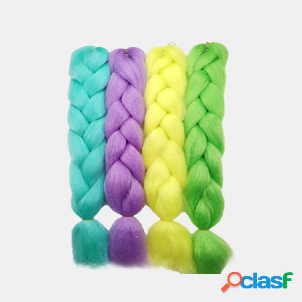 Halloween Colored Dirty Braids Luminous High Temperature