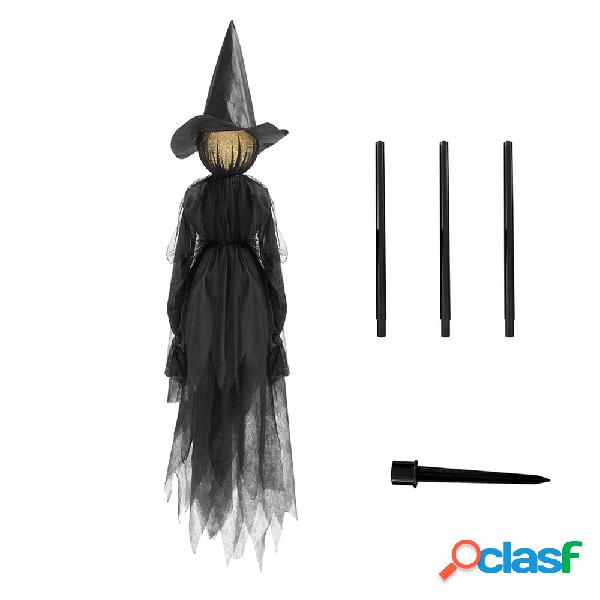 Halloween Light-Up Witches with Stakes Decorations Outdoor