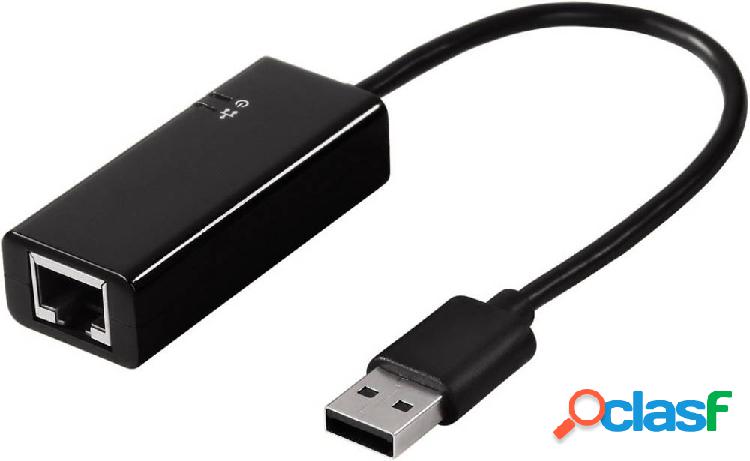 Hama 177102 Adattatore di rete LAN (10/100 Mbit / s), USB
