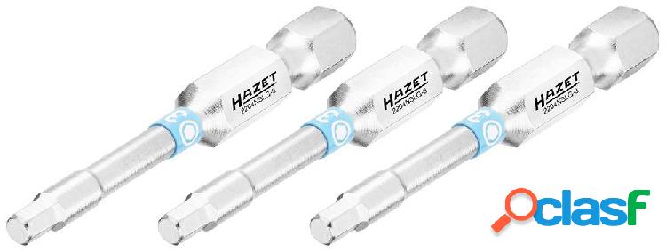 Hazet 2204NSLG-3/3 Inserto Esagonale 3 mm C 6.3 1 pz.