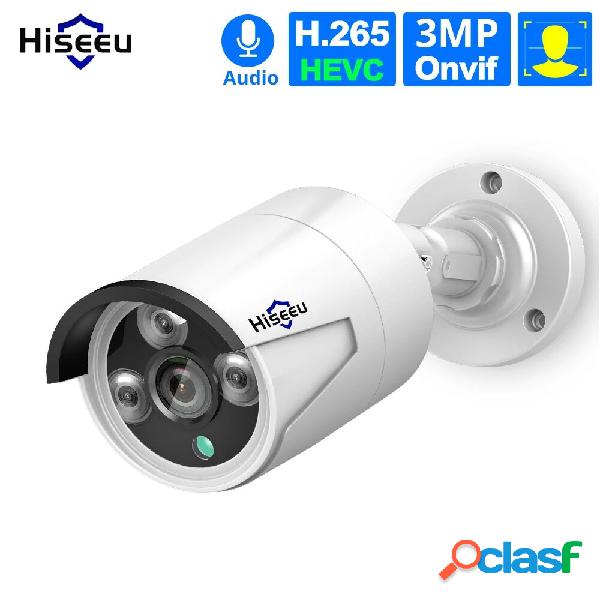 Hiseeu HB612 HB613 1536P 3.0MP POE Mini Bullet IP Camera