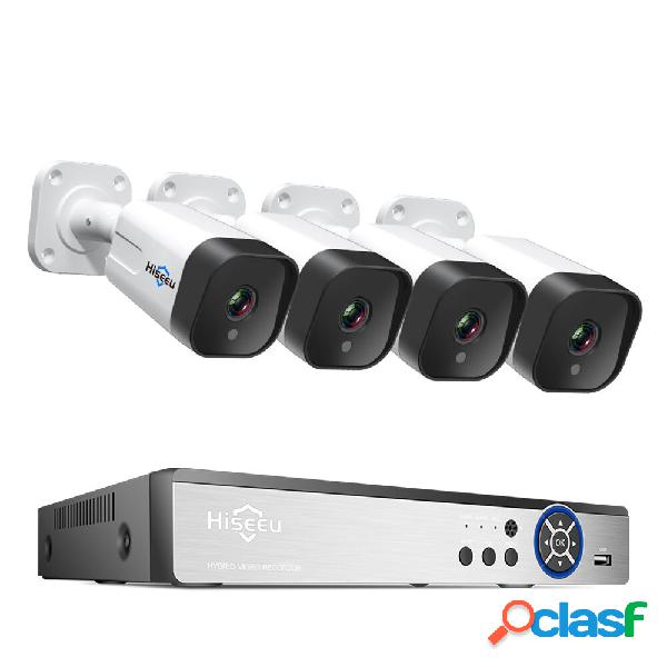 Hiseeu HD 4K 8MP 8CH POE IP Surveillance Camera Security