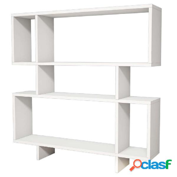 Homemania Libreria Hera 100x22x111 cm Bianca