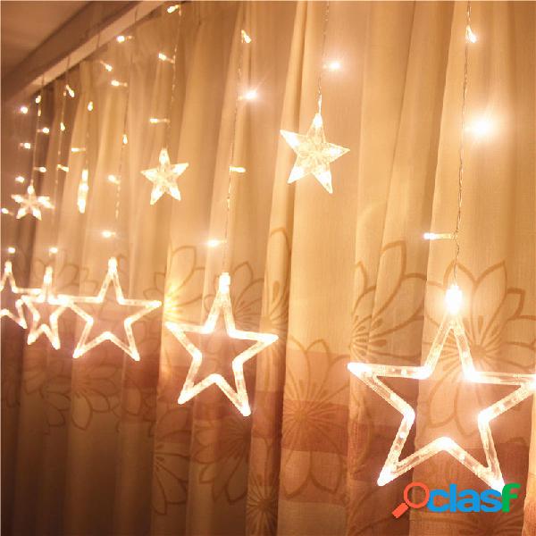 Honana HT-336 220V LED Light String Star Shape Curtain Light