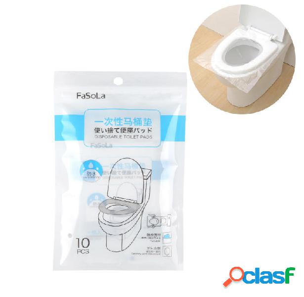 IPRee® 10 Pcs Disposable Toilet Seat Cover Maternal PE