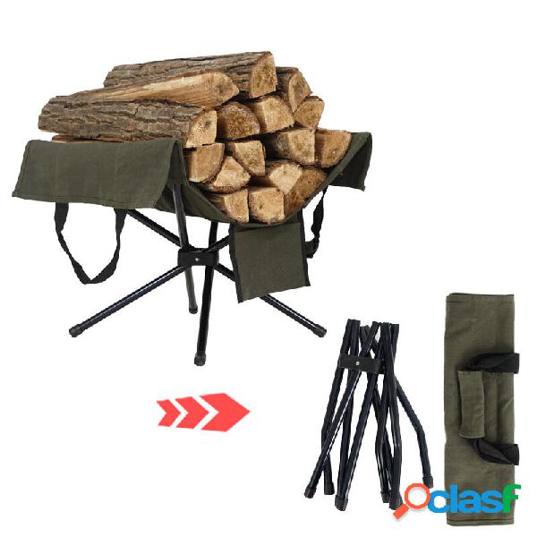 IPRee® Outdoor Campfire Firewood Rack Collection Bag