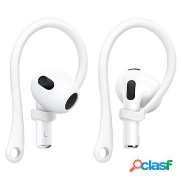 Imak Anti-lost Apple AirPods 3 TPU Ear Hooks - White