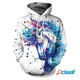 Inspired by Cosplay Unicorn Hoodie Terylene Unicorn Hoodie