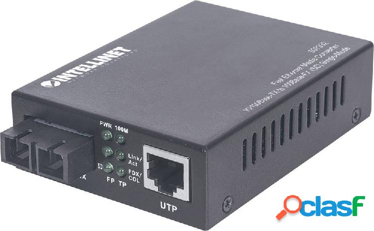 Intellinet 507332 SC Duplex Media converter di rete 100