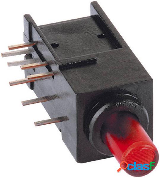 Interuttore a pressione 60 V DC/AC 0.5 A 2 x On / On Mentor