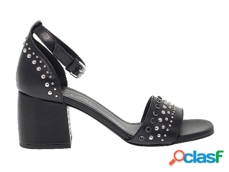 JANET&JANET SANDALI DONNA JANET43304 PELLE NERO